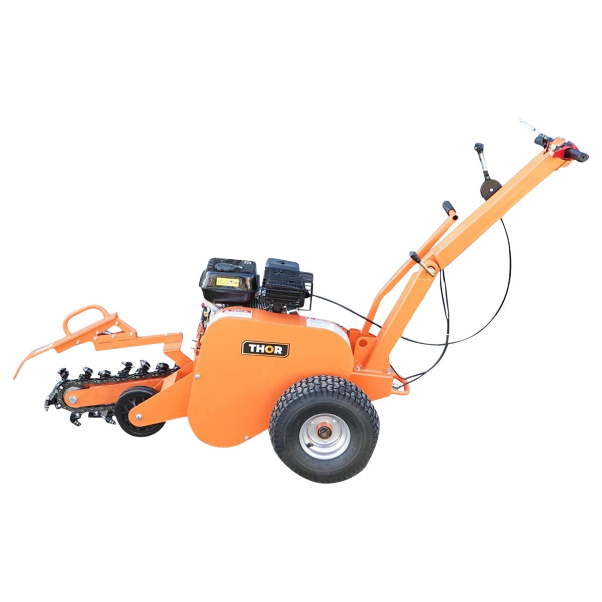 Pôdna ryhovacia fréza 7HP, pracovná šírka 100mm, hĺbka 450mm Thor