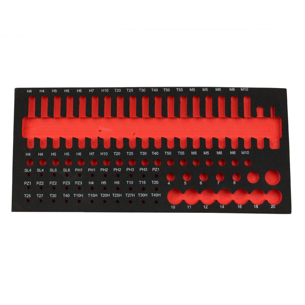 Penová výplň - vložka pre Imbus Torx bity 85ks