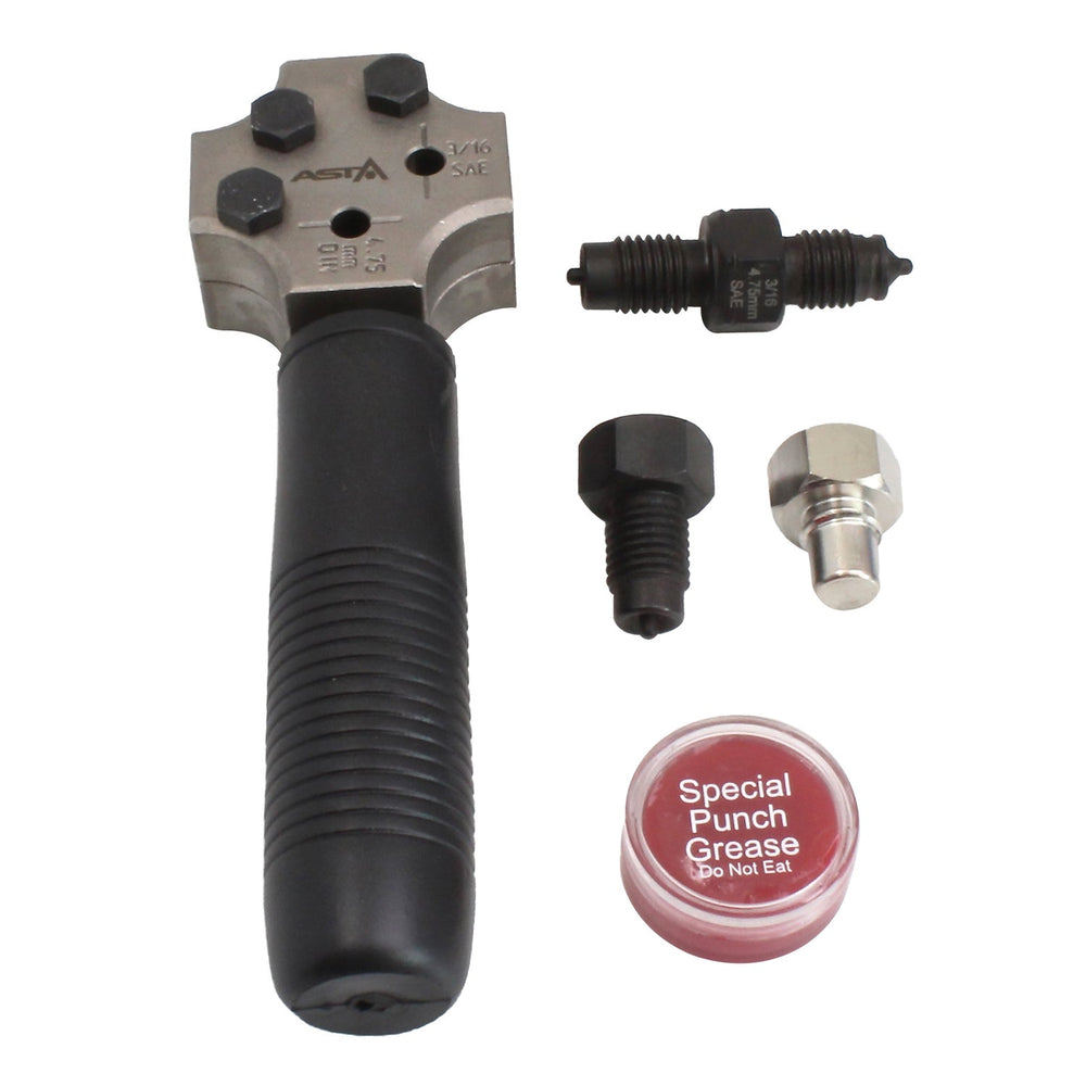 Pertlovacia sada na výrobu brzdových trubiek 3/16'', 4,75mm