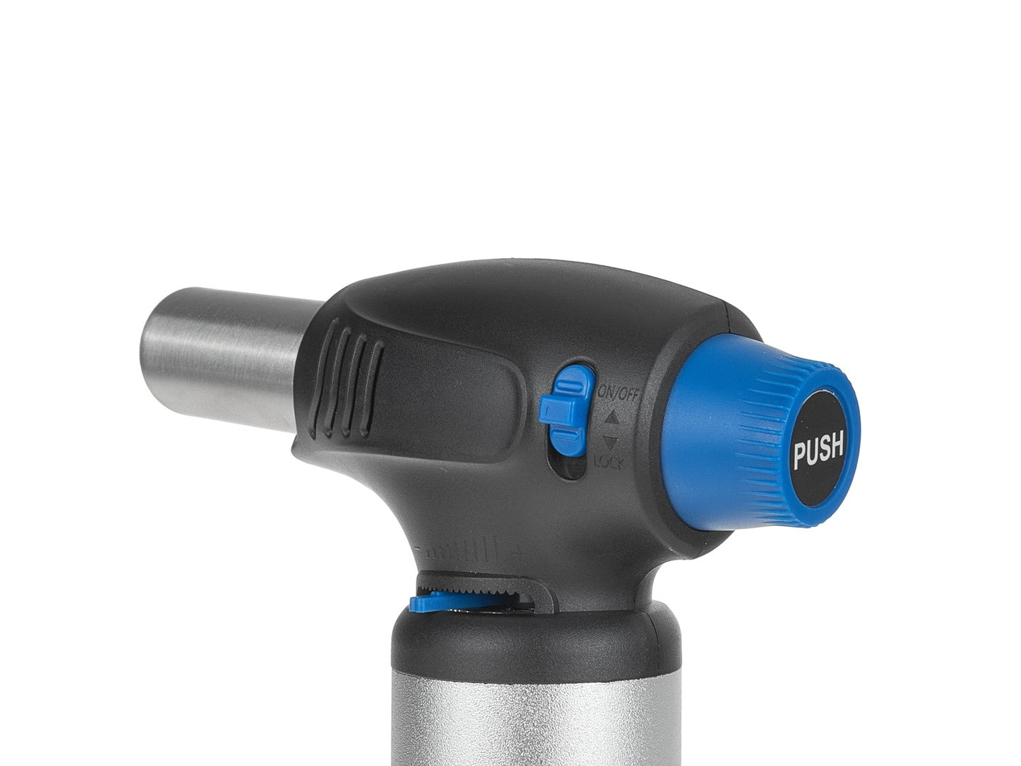 Piezoelektrický plynový horák, s nádržkou, otáčanie o 360°