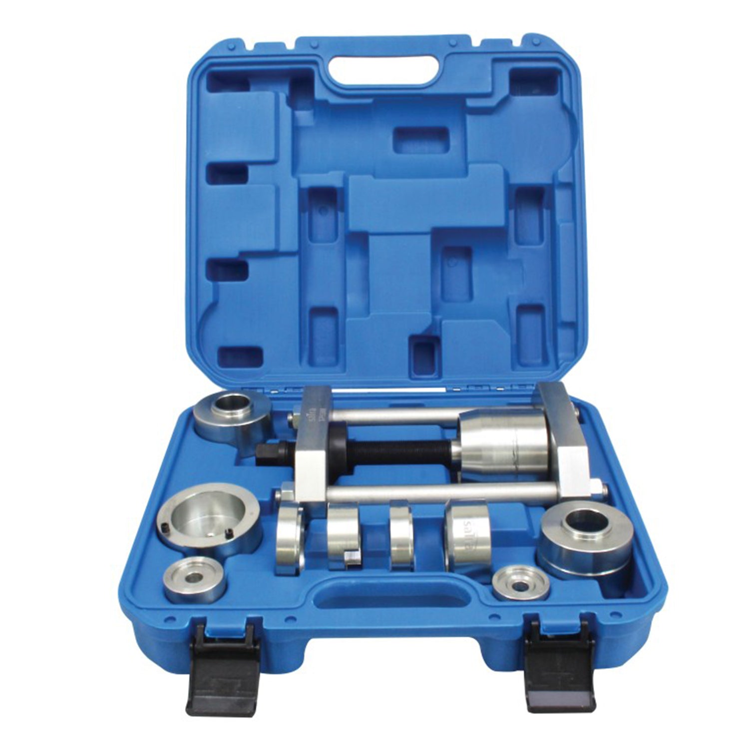 Hydraulický lis/sťahovák puzdier a závesov s adaptérmi pre mercedes sprinter vw lt vw t4 renault master opel movano nissan interstar