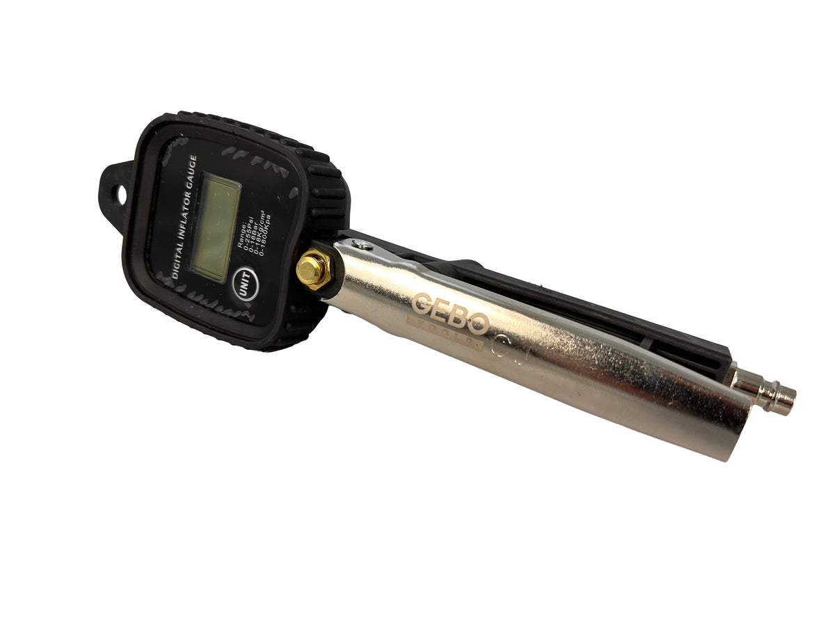 Pištoľ na hustenie pneumatík s digitálnym manometrom 0 - 255 PSI, Gebo Tools