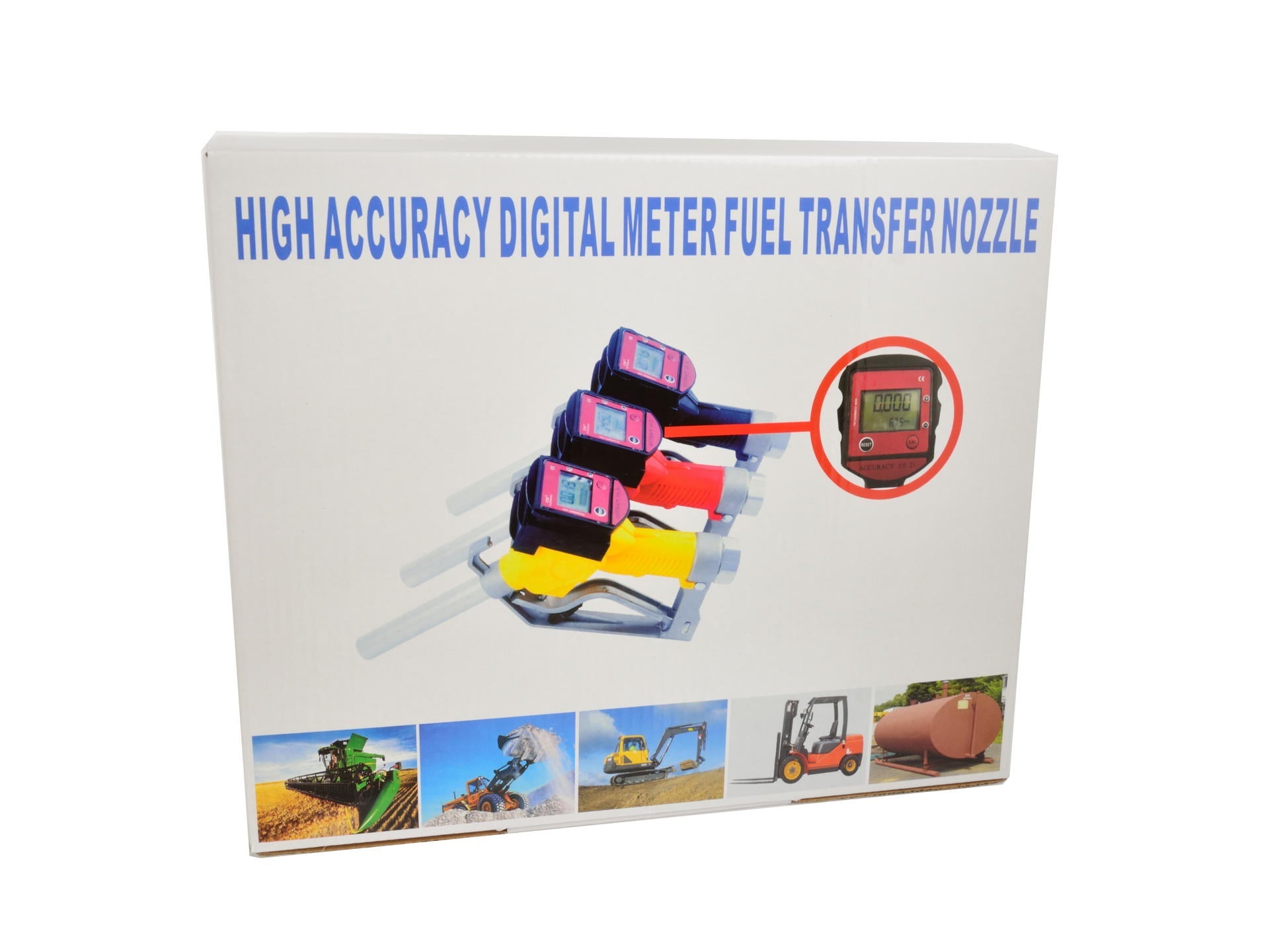 Palivová pištoľ s digitálnym LCD prietokomerom 1" BSP pre čerpadlo na olej a naftu