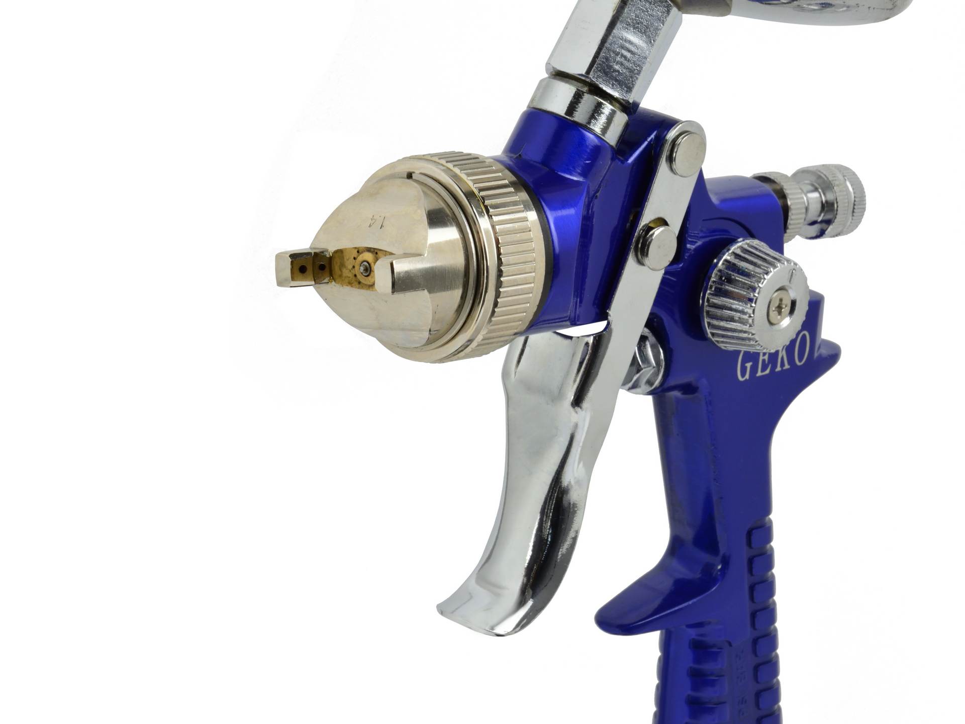 Profesionálna striekacia pištoľ s tryskou 1,4 a hliníkovou nádržkou 600cm3 Geko