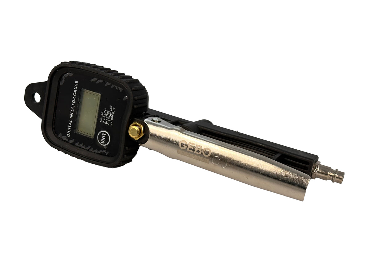 Pištoľ na hustenie pneumatík s digitálnym manometrom 0 - 255 PSI, Gebo Tools