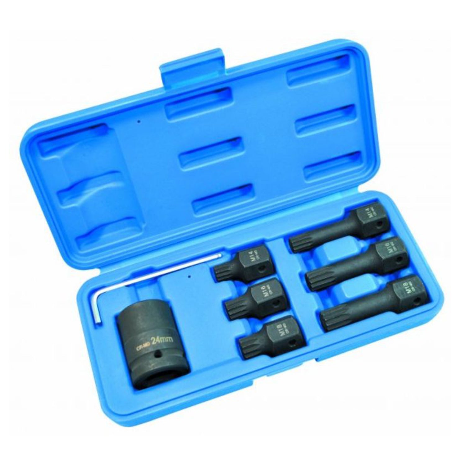 Sada torx bitov na rázové uťahovanie m14 - m16 - m18