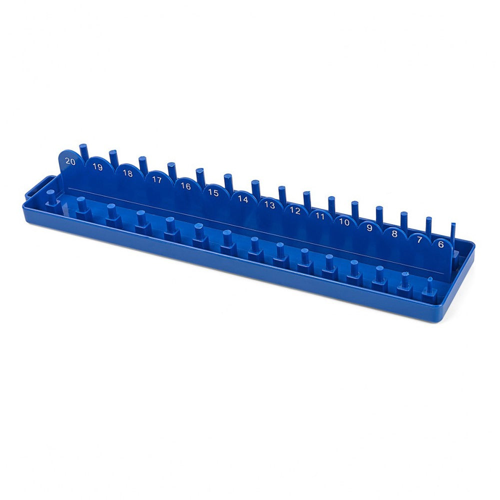 Plastový držiak na krátke a dlhé nástrčné hlavice - kľúče 3/8''