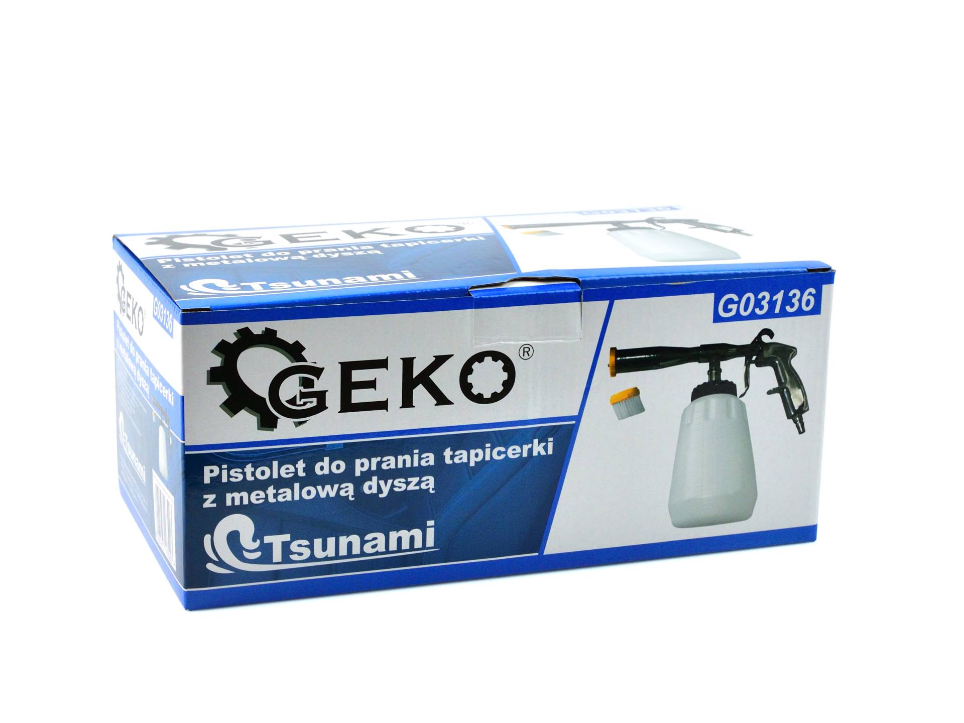 Pneumatická pištoľ s kefou na čistenie čalúnenia Tornador