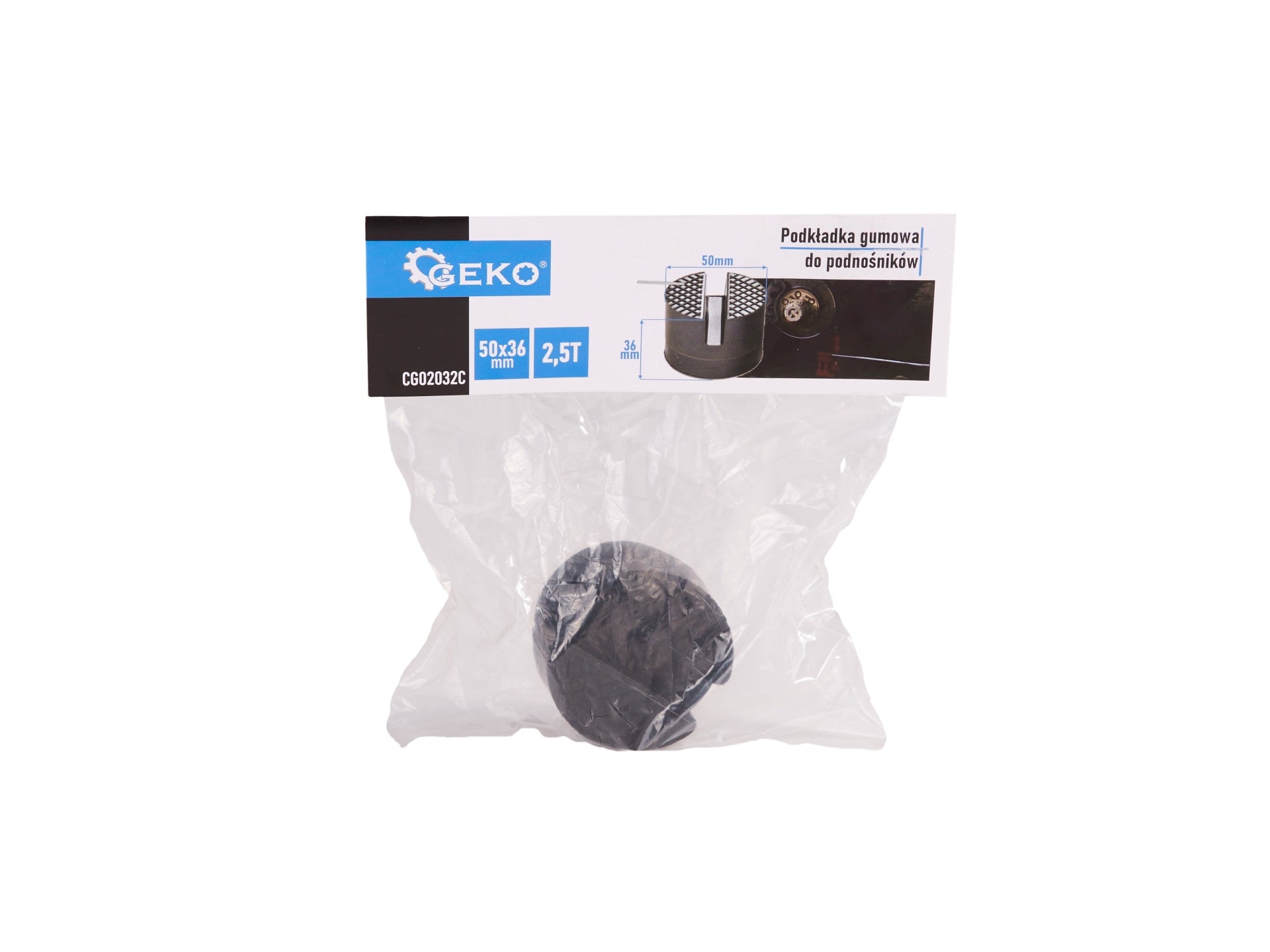 Gumová podložka 50 x 36mm pre zdvihák 2,5t