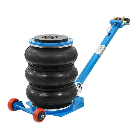 Pneumatický vankúšový zdvihák 6t so sklápacou rukoväťou Baug