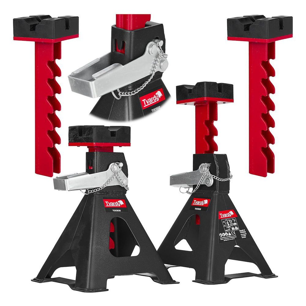 Podpery 2ks, 3t, nastaviteľné, heavy duty, Tvardy