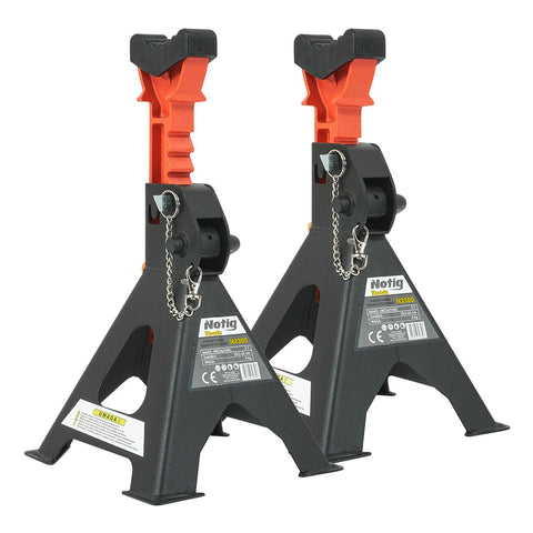 Podpery 2ks, 3t s dvojitým zámkom a gumovou podožkou, 29,5 - 43cm