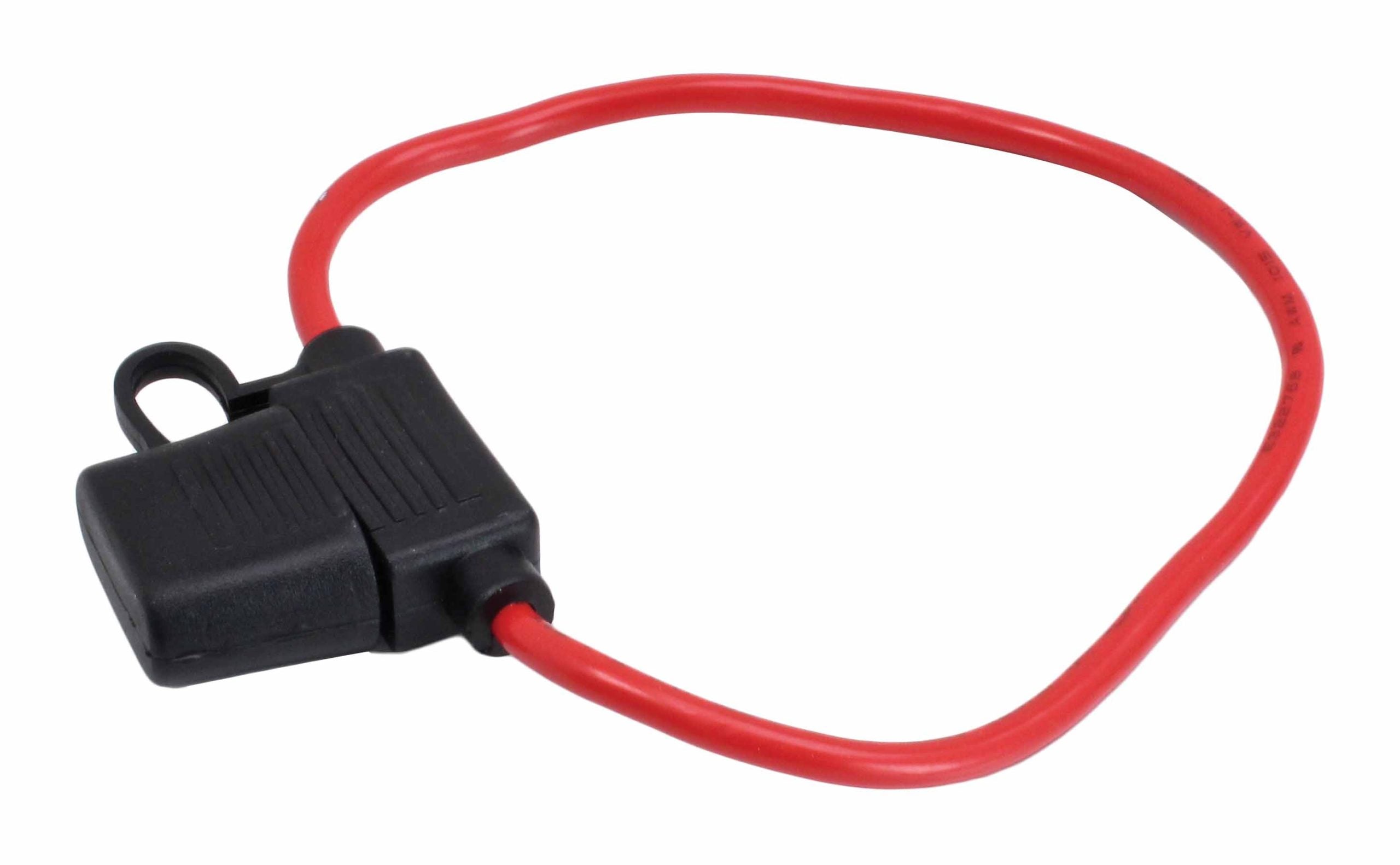 Poistkový adaptér pre micro poistky 3A - 30A, 28cm