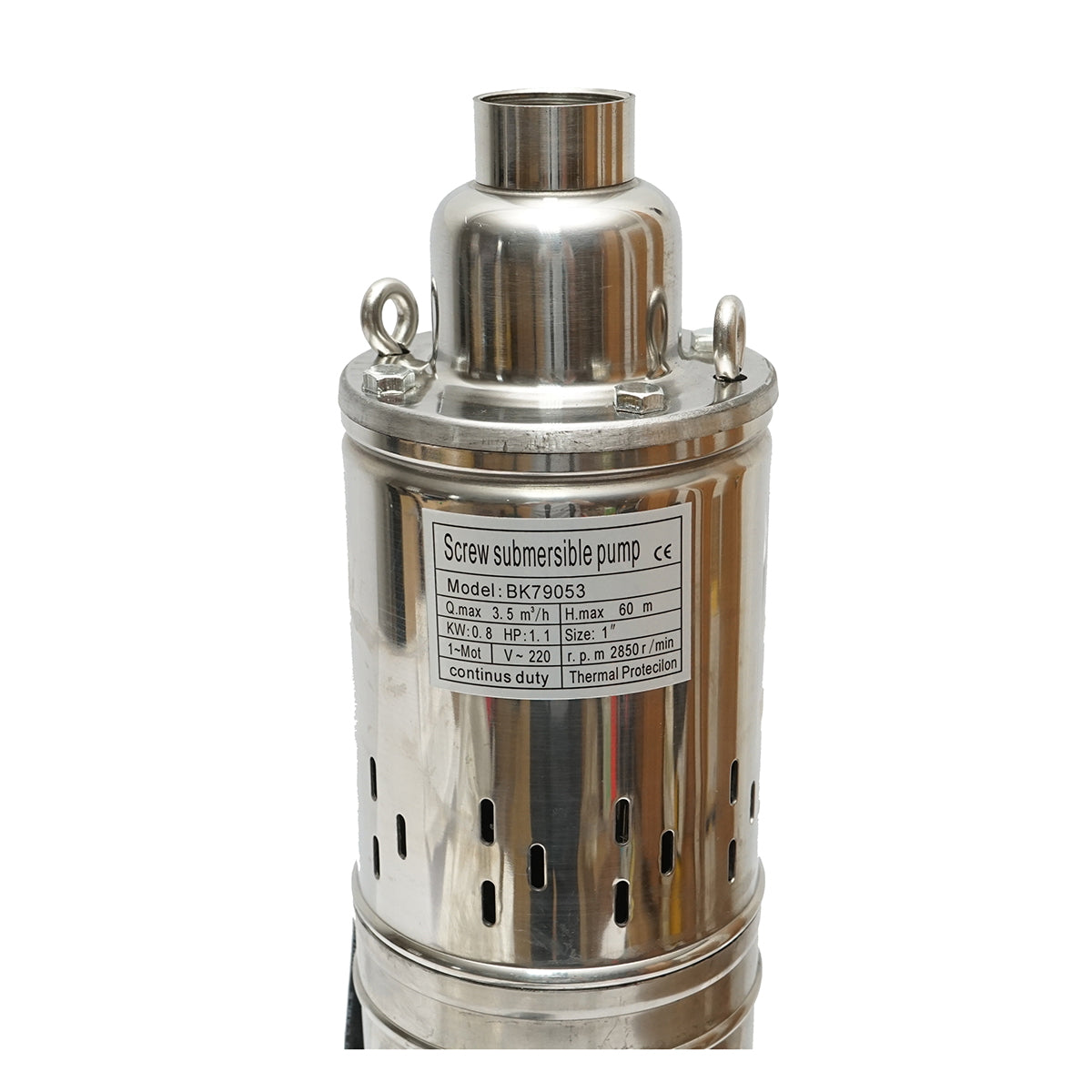 Ponorné čerpadlo na vodu 800W, 58l/min, výtlak 60m, 220V, 2850rpm Breckner Germany