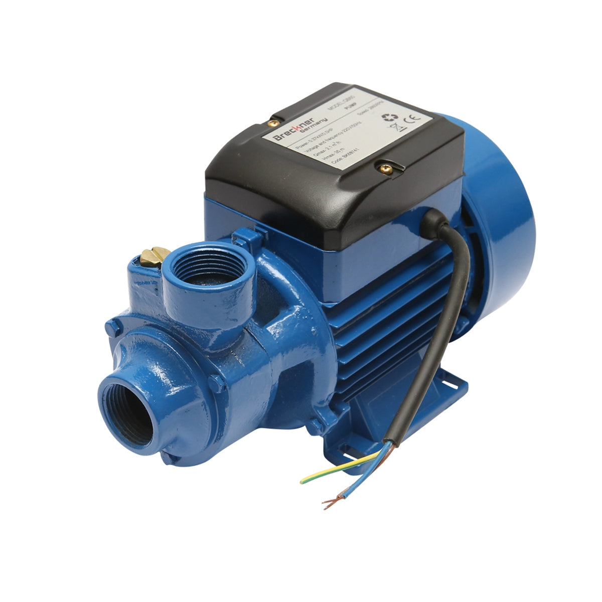 Povrchové čerpadlo na vodu, 370W, 35l/min, hĺbka 8m, 220V QB60 Breckner Germany