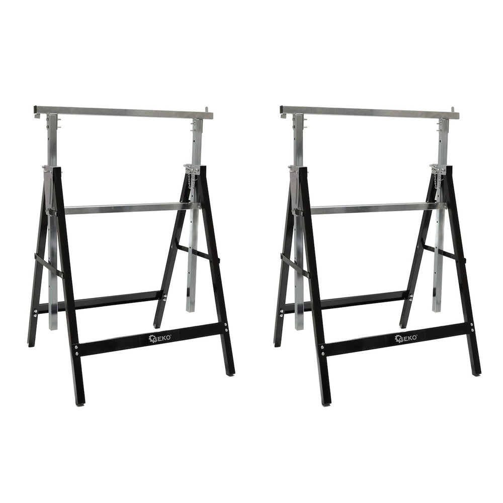 Pracovný stojan - nastaviteľná stavebná podpera - koza, 80 - 130cm, sada 2ks Geko