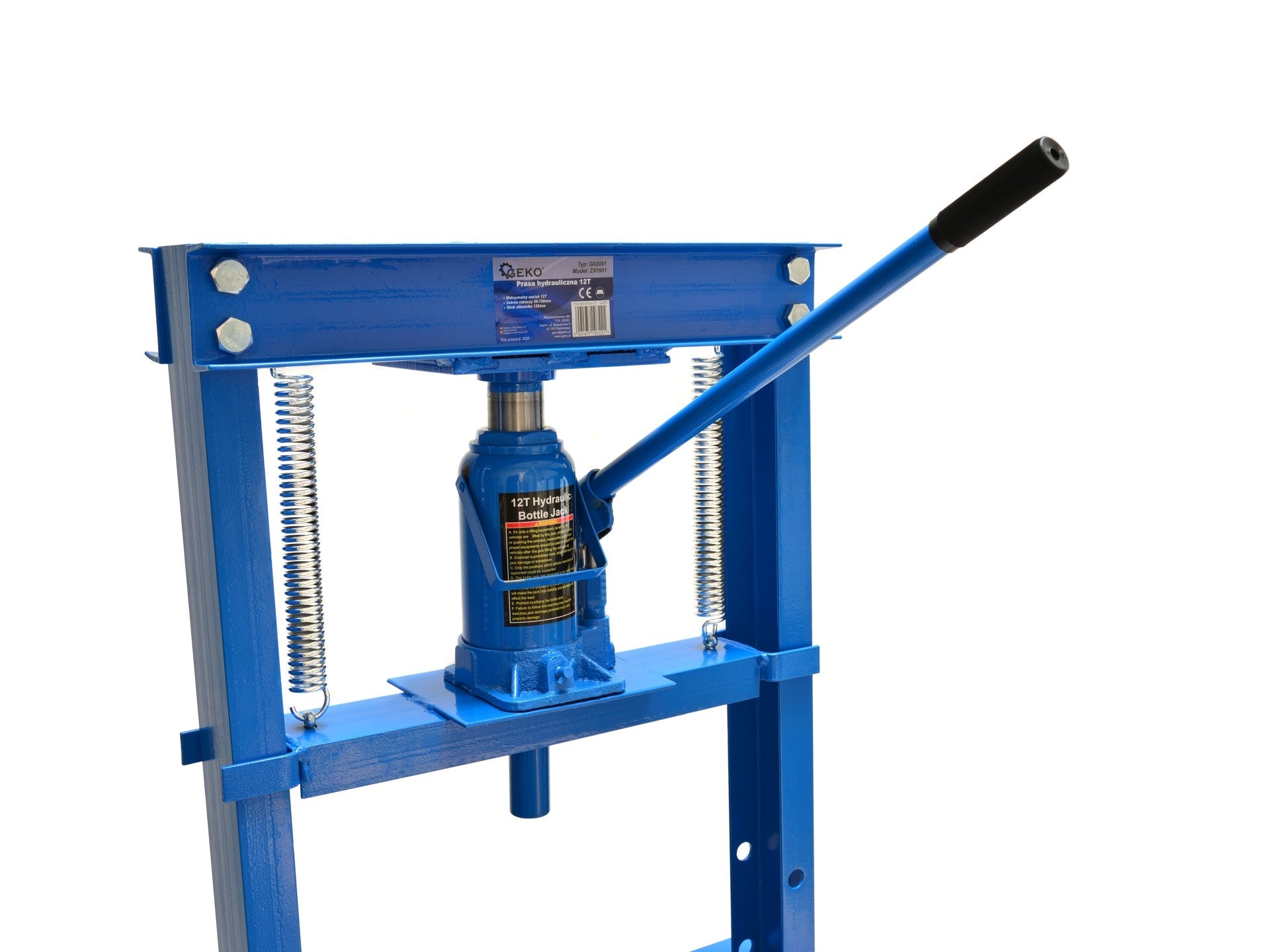 Stojanový lis 12t s fľaškovým zdvihákom
