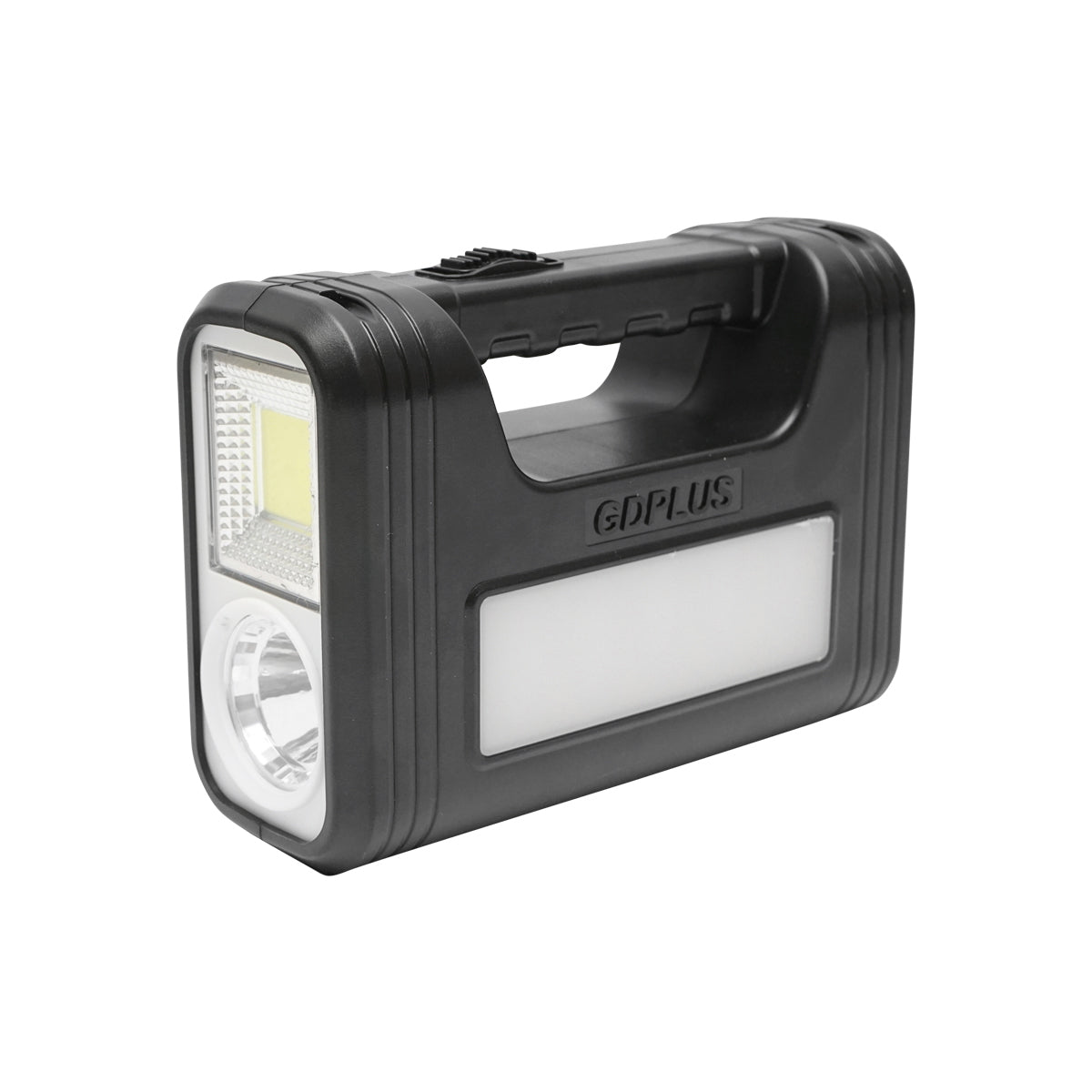 Prenosná sada LED osvetlenia, 3 žiarovky, reflektor, solárny panel a batéria 6V, 3Ah, vhodné na rybolov kempovanie GD-8017COB