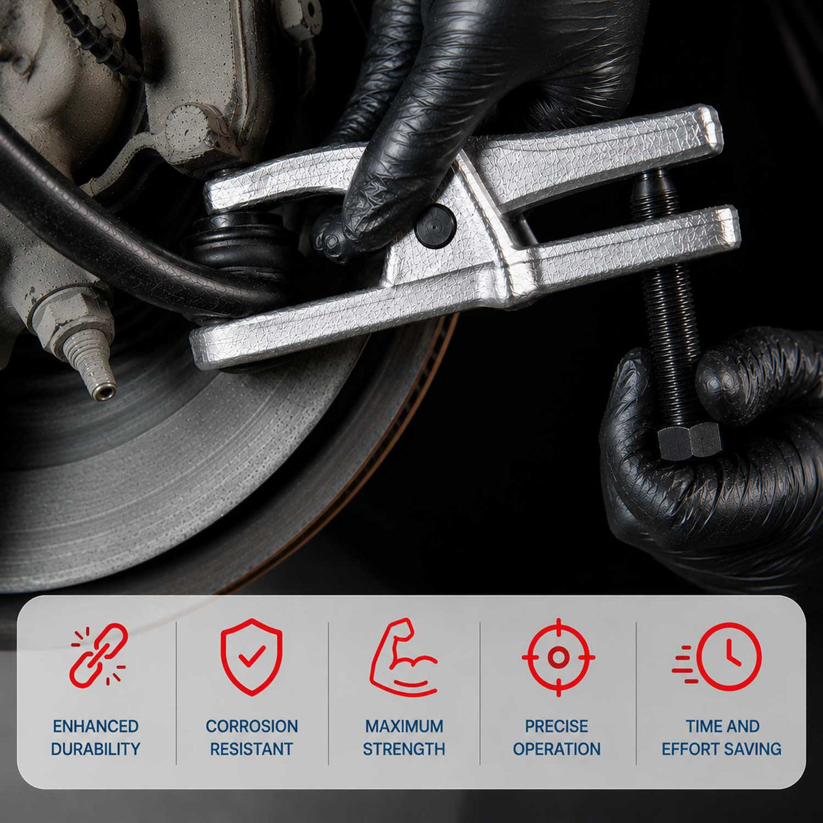 Sťahovák guľových čapov, kĺbov 30 - 50mm Gebo Tools