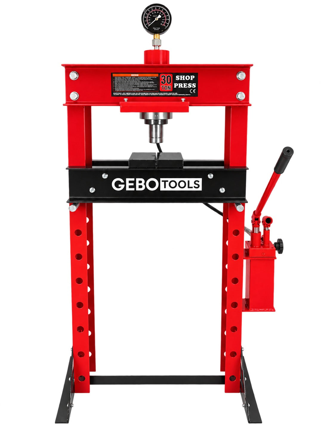 Hydraulický lis s dvojstupňvým čerpadlom 30t, Gebo Tools