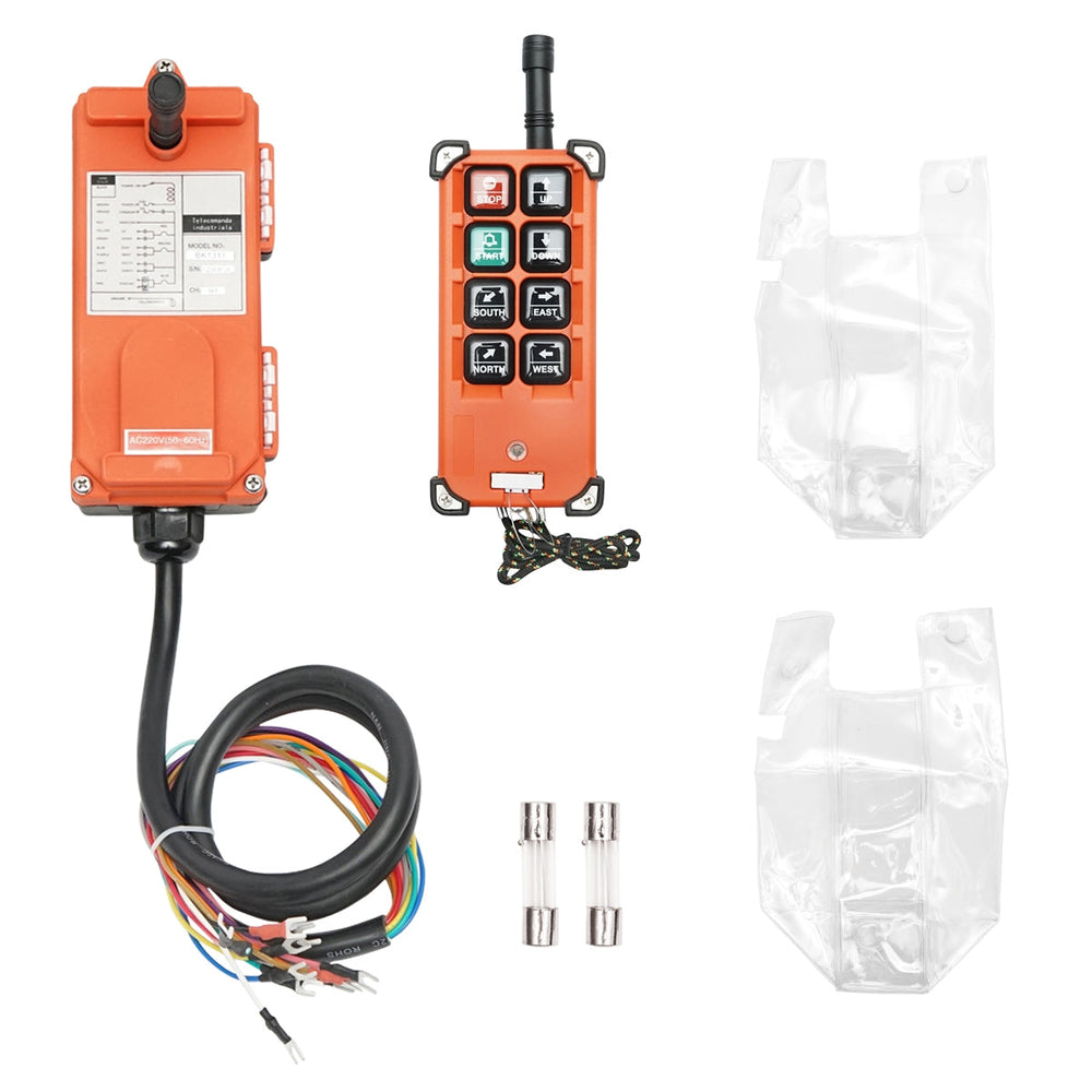 Priemyselné bezdrôtové diaľkové ovládanie so 6 tlačidlami AC 220V, vodeodolné Breckner Germany