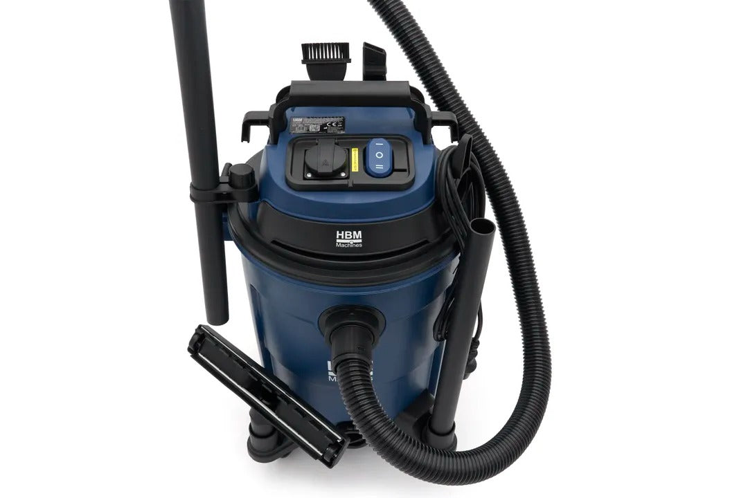 Priemyselný vysávač na mokré aj suché vysávanie 1200W 25l HBM