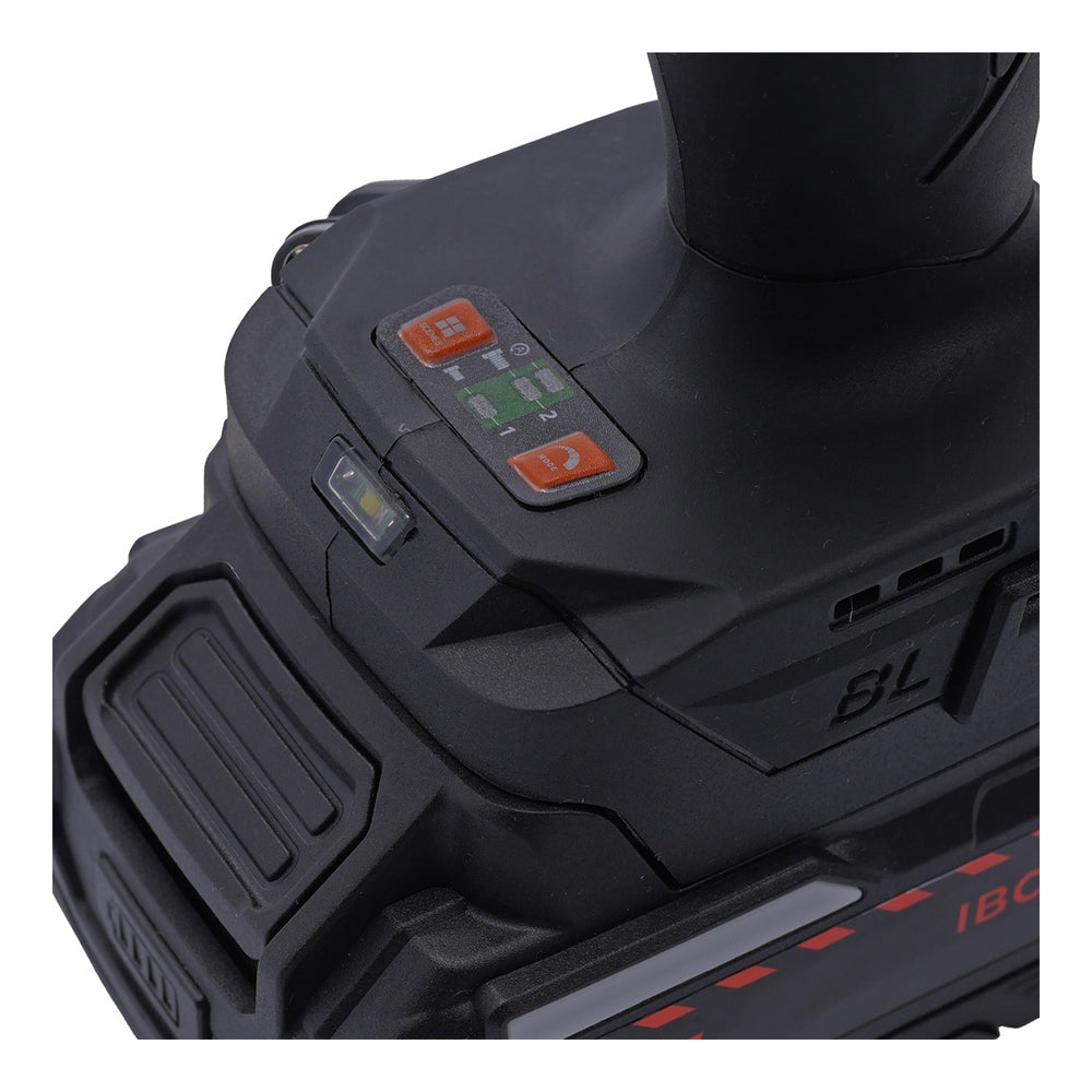 Rázový uťahovák 1/2'' 600Nm, bezuhlíkový motor s akumulátorom Li-Ion 18V 4,0Ah