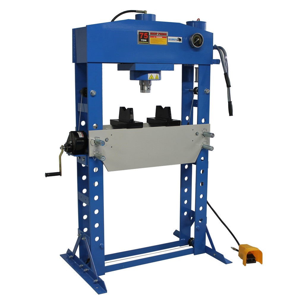 Profesionálny hydraulicko-pneumatický lis, 75t Mammuth