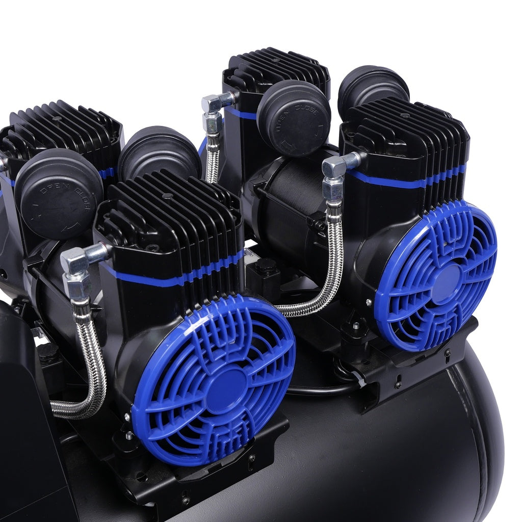 Tichý bezolejový kompresor s nízkou hlučnosťou 4 x 2hp 120l Airpro