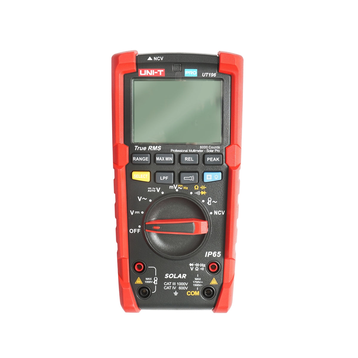 Profesionálny digitálny multimeter Solar Pro UT196, 1700V True RMS UNI-T