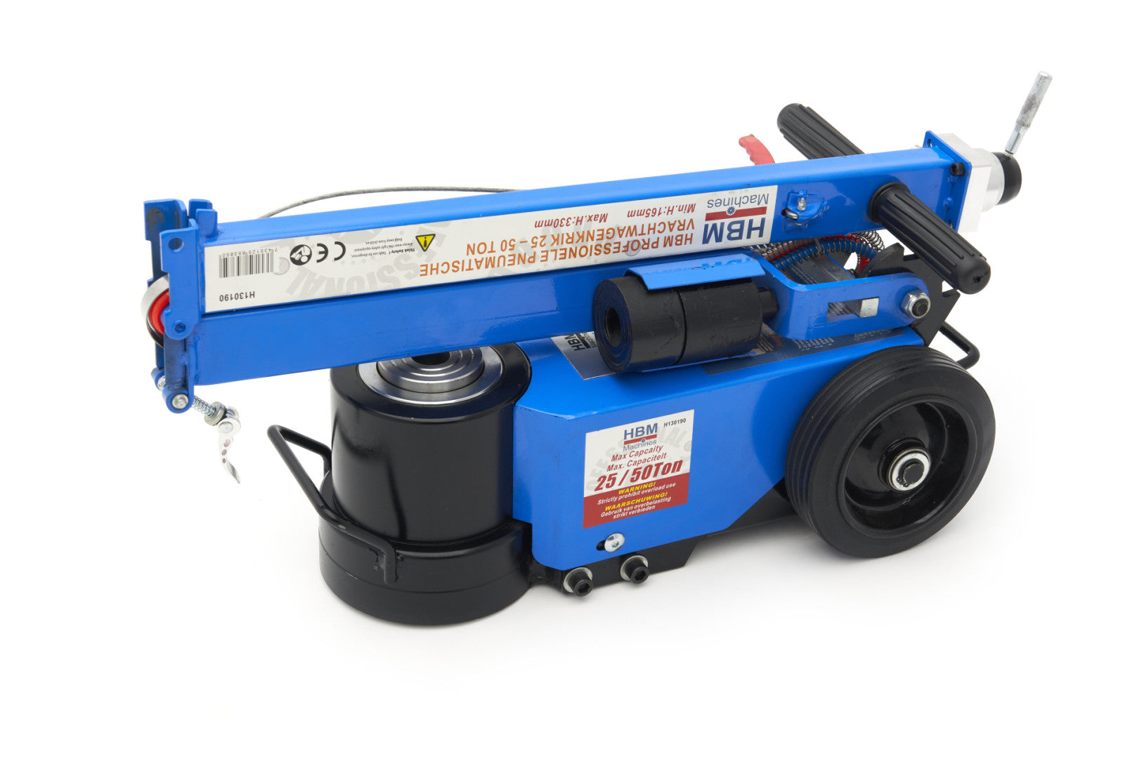 Profesionálny hydraulicko-pneumatický zdvihák 25 - 50t HBM Machines Holandsko