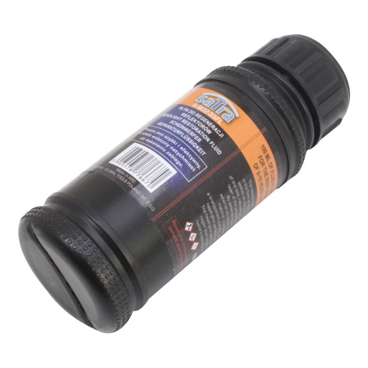 Profesionálny tekutý prípravok - kvapalina na obnovu plastových svetlometov 100ml, Satra