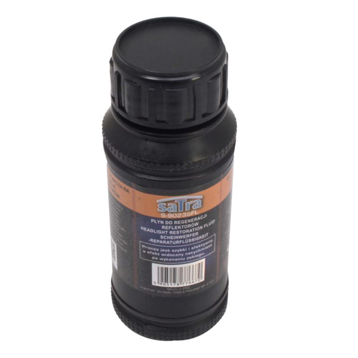 Profesionálny tekutý prípravok - kvapalina na obnovu plastových svetlometov 100ml, Satra