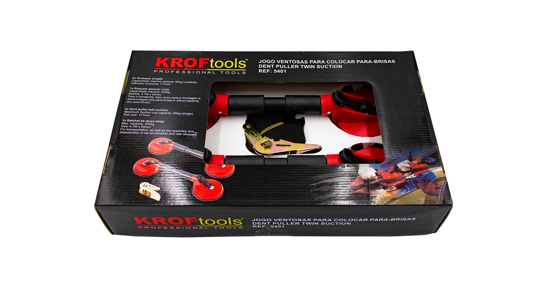 Prísavka na sklo s popruhom Kroftools