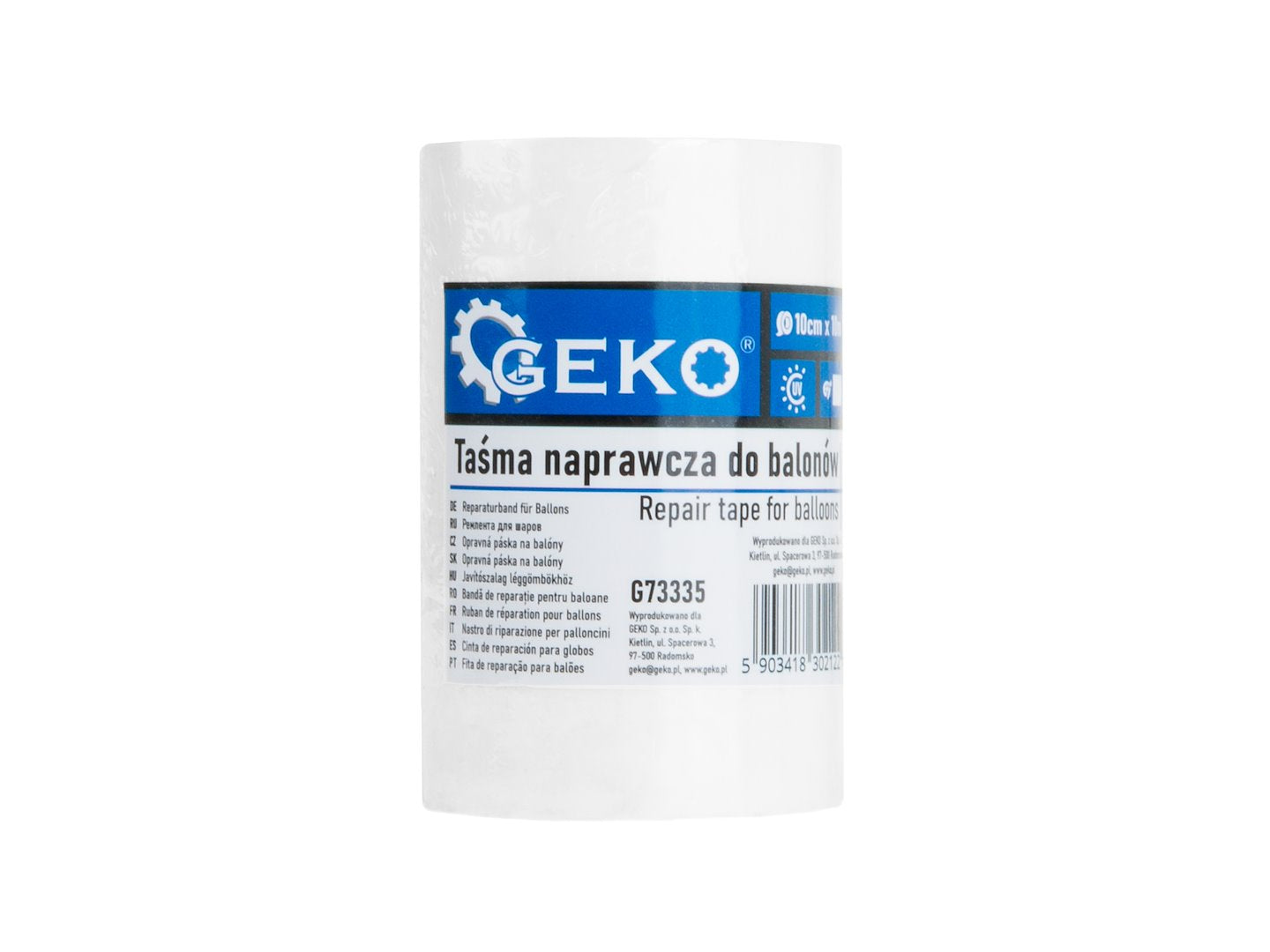 Páska na opravu balíkovacej a silážnej fólie s UV ochranou 10cm x 10m, biela