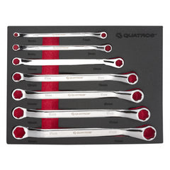 Vložka s obojstrannými očkovými zahnutými kľúčmi 6 - 19mm, 7ks