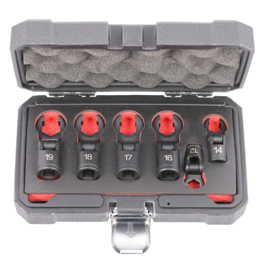 Sada nástrčných kľúčov s kĺbom 3/8'' na brzdové potrubia 6ks