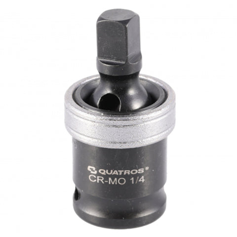 Adaptér - nadstavec rázový s kardanovým kĺbom 1/4'' Quatros