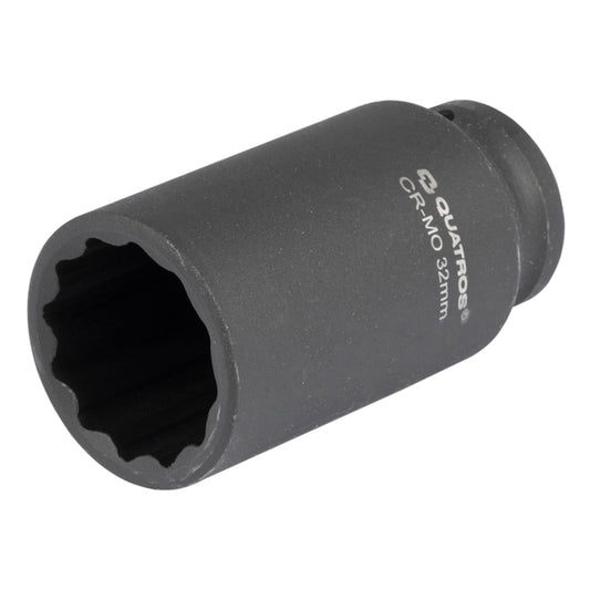 Nástrčná hlavica rázová - nadstavec 1/2'' 32mm 12-hran