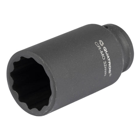 Nástrčná hlavica rázová - nadstavec 1/2'' 32mm 12-hran