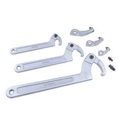 Sada hákových kĺbových nastaviteľných kľúčov 35 - 120mm