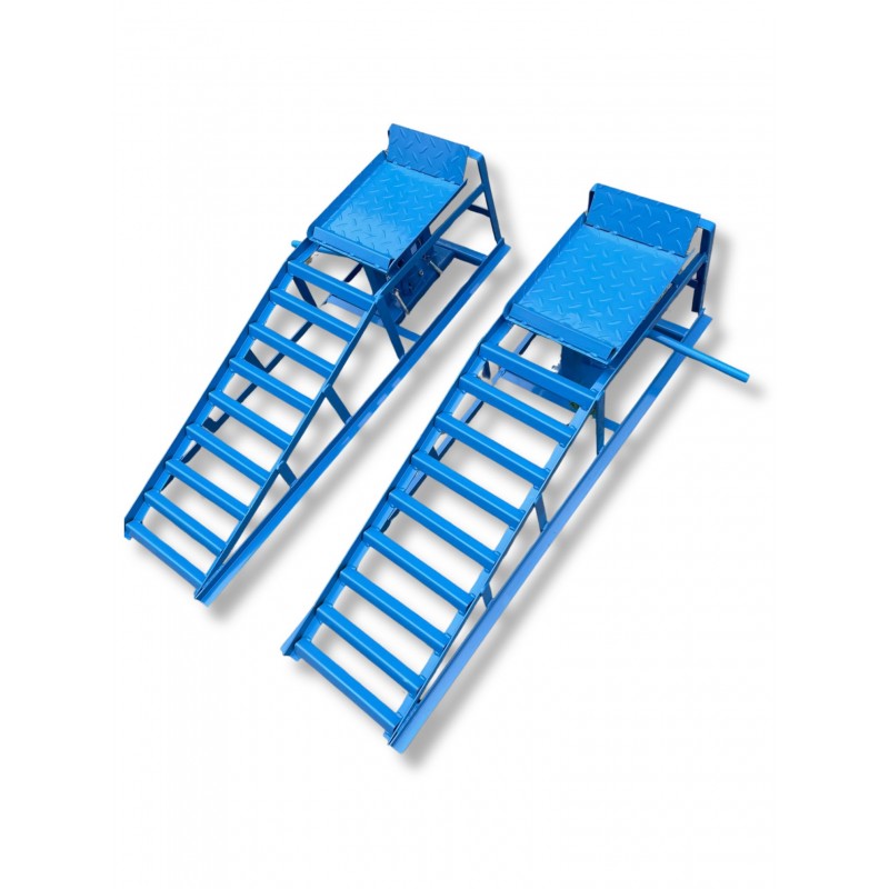 Nájazdové rampy s hydraulickým zdvihom 2t, sada 2ks, KB Global