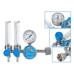 Regulátor tlaku CO2/argón s dvoma prietokomermi