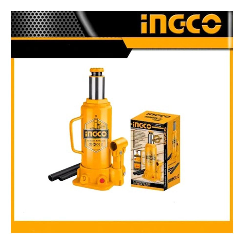 Hydraulický valcový zdvihák fľaškový - panenka 4t Ingco