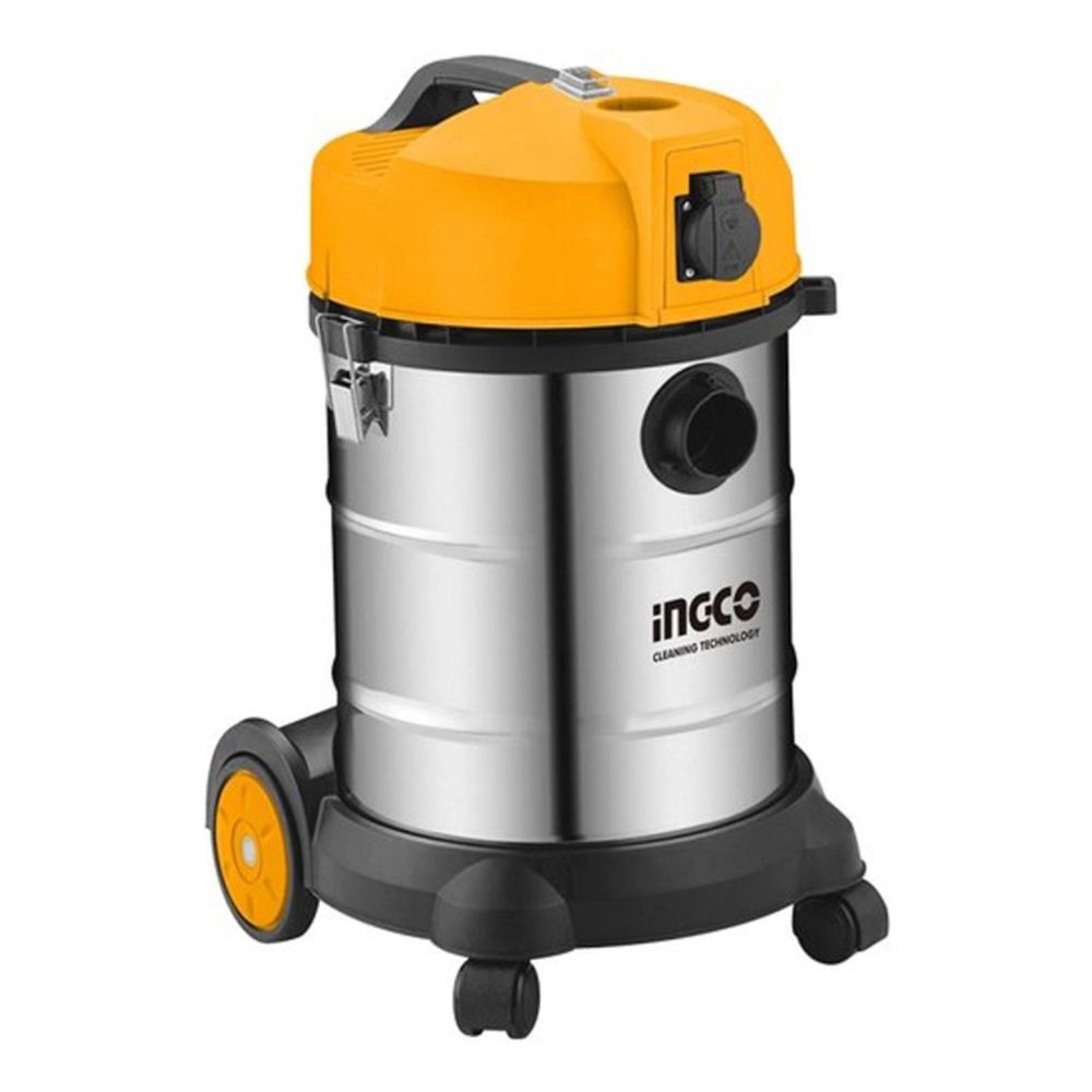 Priemyselný vysávač na mokré aj suché vysávanie 35l, 1400W Ingco