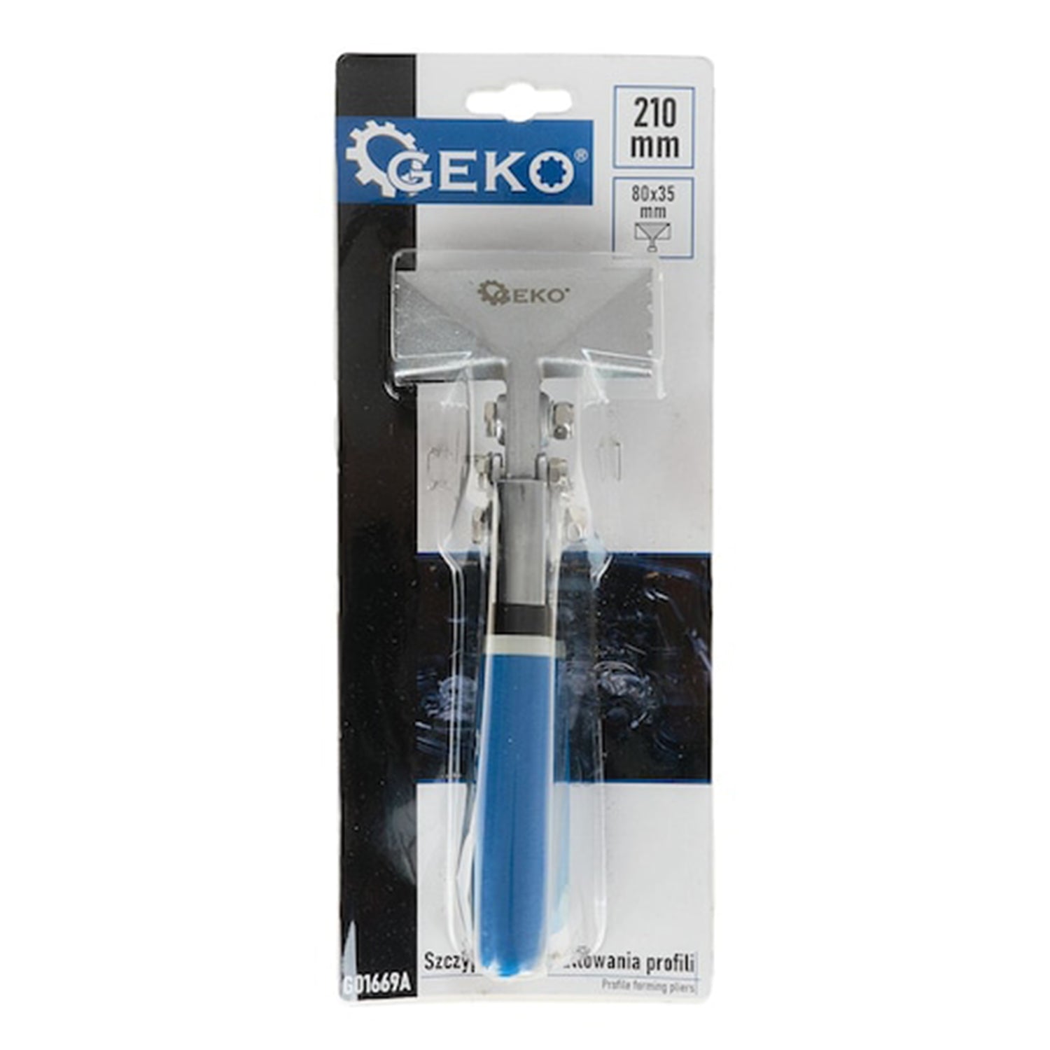 Kliešte na tvarovanie profilov - profilovacie kliešte 210mm, 80 x 35mm