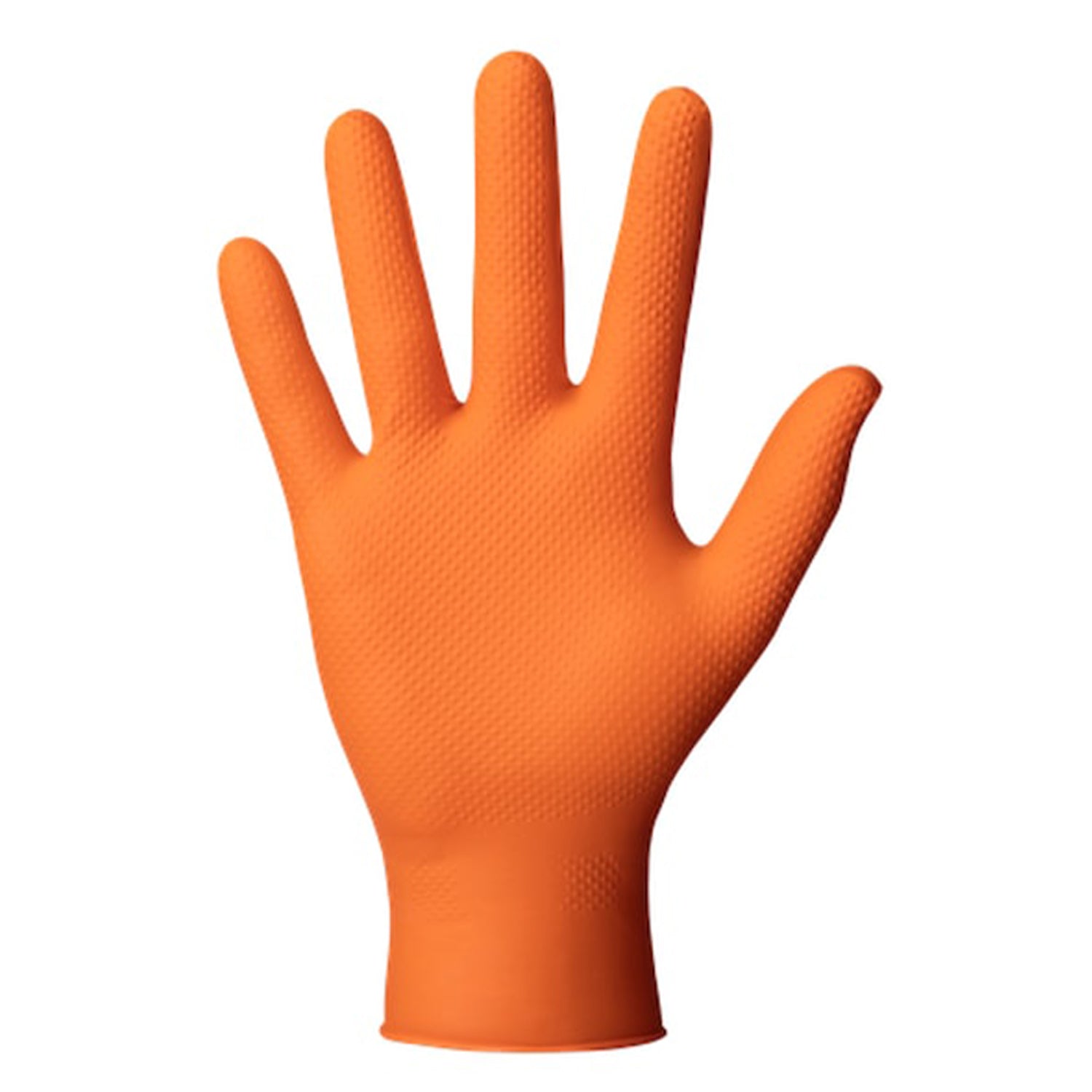 Prémiové nitrilové rukavice Mercator GoGrip One by One, oranžové, veľkosť M, balenie 100ks