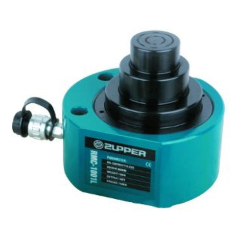 Dvojčinný extra plochý hydraulický valec 100t zdvih 75 mm