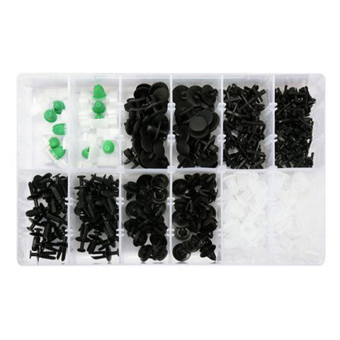 Sada plastových klipov a úchytiek pre bmw 290 kusov