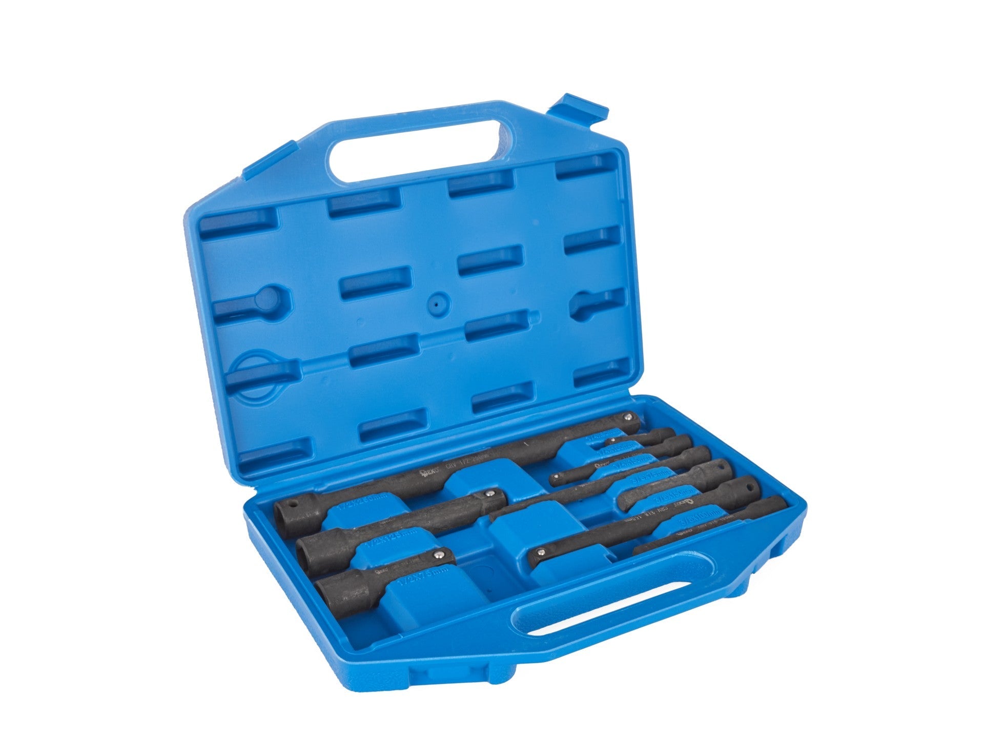 Rázové predĺženia 1/4'' 3/8'' 1/2'', sada 9ks